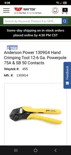 Crimping tool communications