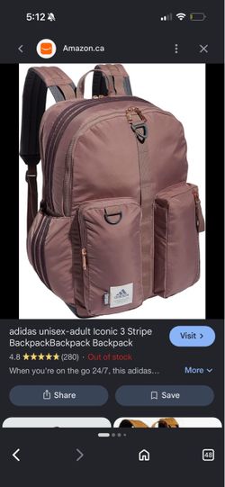 Adidas Iconic 3-Stripe Backpack