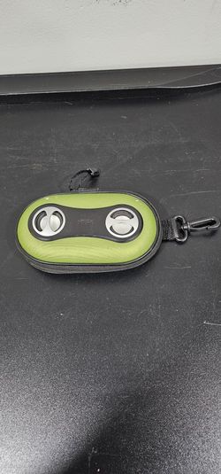 Selling a MMAX portable speaker that comes with a carrying case. It's in good condition and ready for your next adventure. Perfect for on-the-go tunes