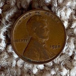 Authentic 1920 Penny with No Mint Mark (negotiate)