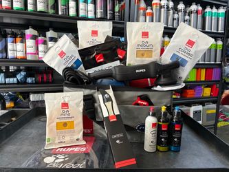 Rupes Bigfoot DA Polisher Kit with Pads and Compounds