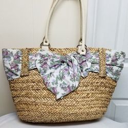 Woven Summer Straw Bag Tote 
