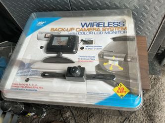 This is a back up camera will go on any car wireless new in package