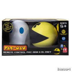 PAC-MAN & BLINKY GHOST LED Wireless Remote-Control Toy Color Change Chase Game