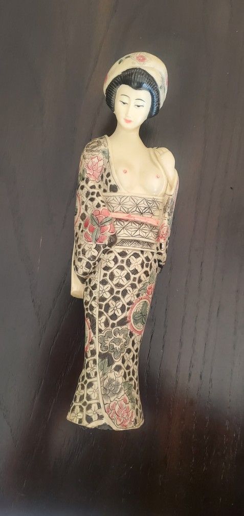 Asian Resin Medicine Doll