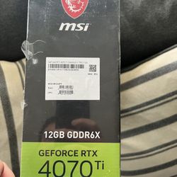 4070ti Msi Gaming X Trio BRAND NEW