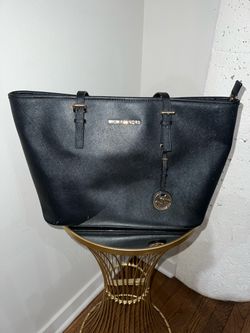 Michael Kors Black Saffiano Leather Tote Bag