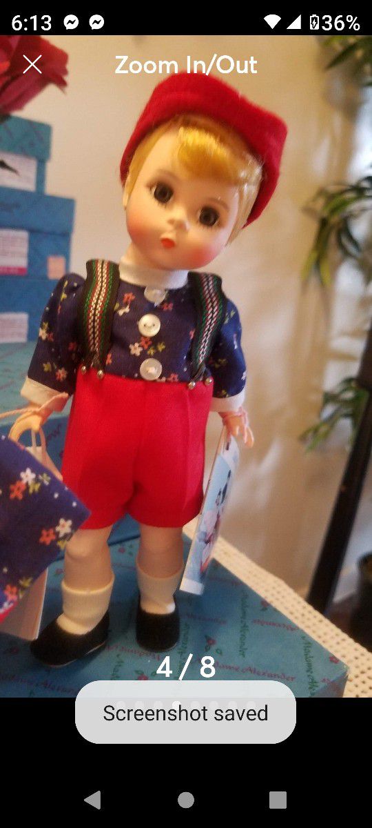 Madame Alexander Hansel Doll Vintage 