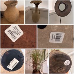 Huge lot elegant home decor modern vintage style new mint living room  jug mirror vase decor