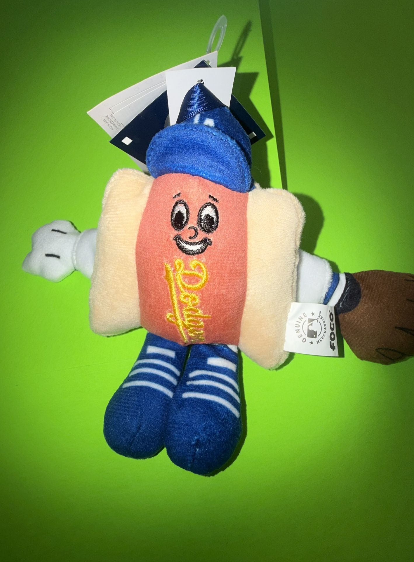 Los Angeles Dodger Stadium Hot Dog Plush Keychain By FOCO