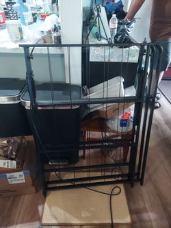 Folding platform bed frame - queen size