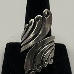 Sterling Silver Ring H. Cazares Taxco 