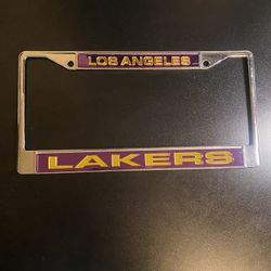 Los Angeles Lakers Metal License Plate Frame