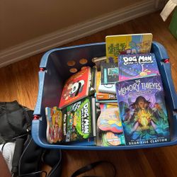 Box of children’s books