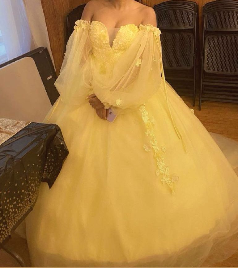 Yellow Quinceanera Dress