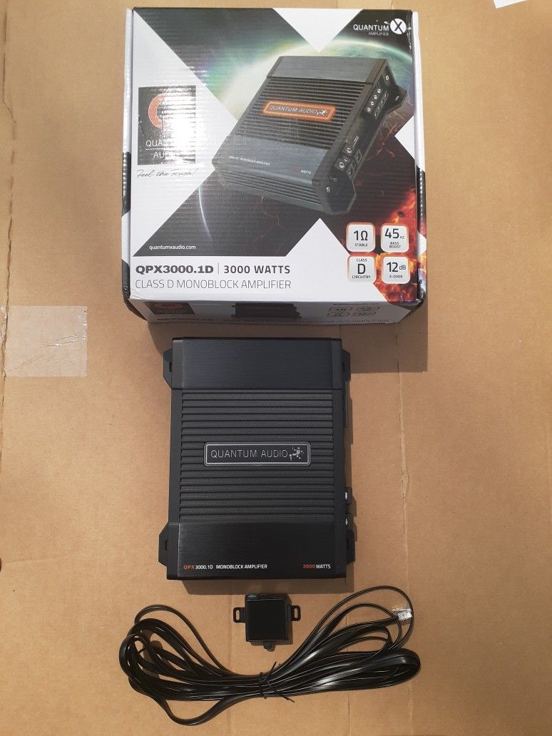 NEW! 3000 Watt Max Monoblock Amp