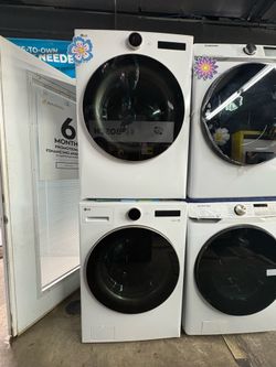 LG washer and dryer (stackable)