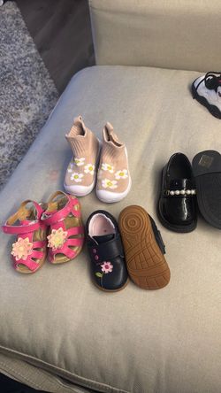 Toddler Girls Shoes Bundle Lot of 4