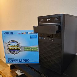 Desktop i5 PC case motherboard combo