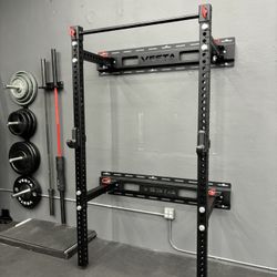 Wall Mount Rack Vesta Fitness & 260lb Bundle 