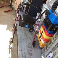 Medline Ultra Light Rollator Walker 