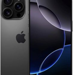 iPhone 📱 16 Pro Max.  256GB size: 6.9” screen size, color: black titanium, Unlocked IPhone 📱.(Like New)