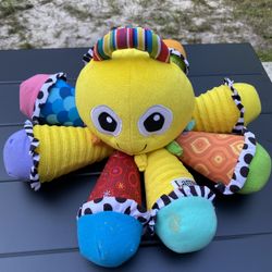 Lamaze Yellow Octotunes Octopus Little Triumphs Honker Baby Toddler Toy Plush