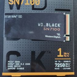 WD BLACK SN7100 1TB NVMe SSD Gaming Drive (PS5 Compatible)