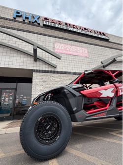 Can am Maverick wheels tires audio lights accessories triple x seats street-legal kits Steering wheel. Kits UTV SXS (We Finance)