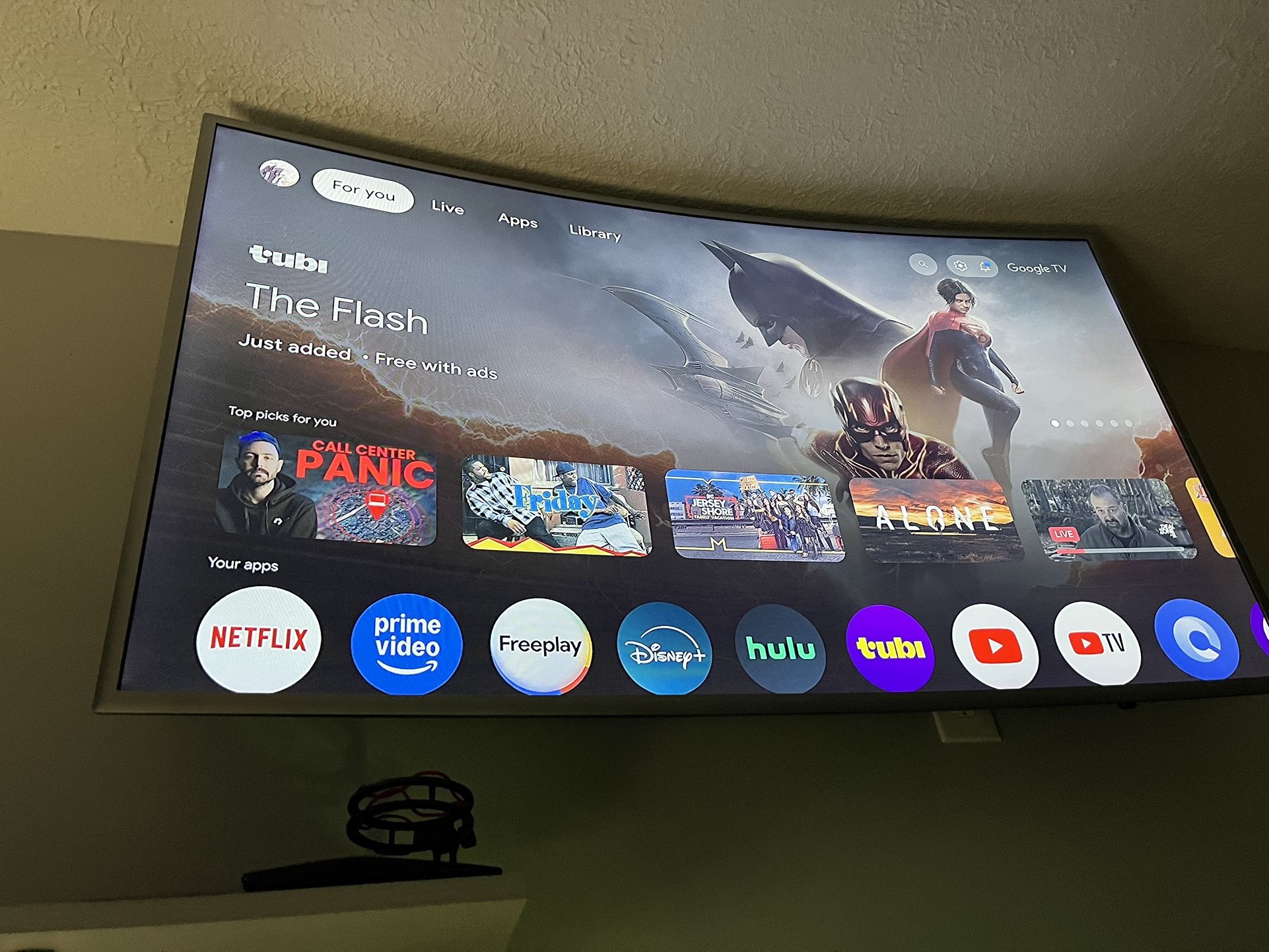 Samsung Curved Smart Tv 55”