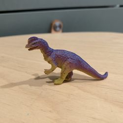 Vintage mini figure Dilophosaurus dinosaur 1.5”