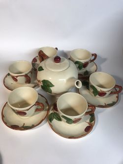 Franciscan wear tea set 