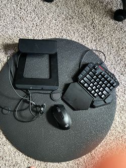 Razer Laptop Stand/Dock, Red Dragon Mouse & Keyboard