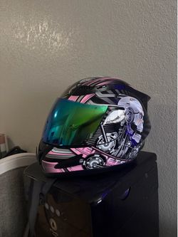 Motorcycle helmet, cardo, gloves