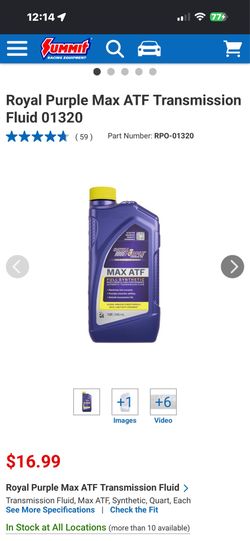 Royal Purple Max ATF Transmission Fluid