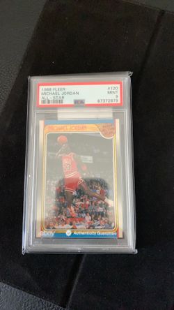 1989 Fleer Jordan All Star PSA 9