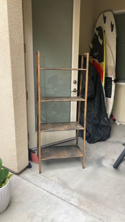 Metal shelf - rustic look - 5ft tall