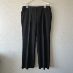 Nicole Miller, Women’s Black  Pocket Straight Leg Pants, Plus Size 16