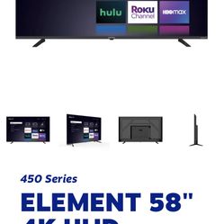 Television 4K Roku TV 58in