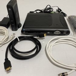 AT&T U-Verse Cisco Wireless VEN501-AT Access Point + ISB7005 HD Receiver w Cabls