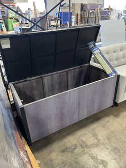 Heavy duty metal storage container from Costco