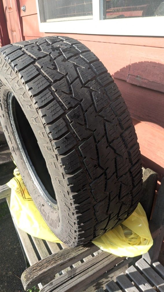 For Sale, One Good Tire 50 Percent Tread Left. $100 or Trade For A 16-in