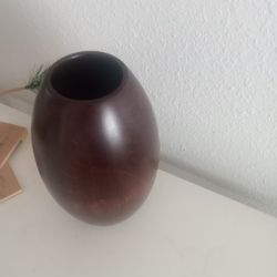 Well Made Solid Wood vase