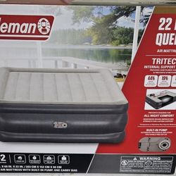 Coleman 22 Inch Queen Aur Matress Brand New