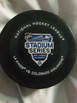 Stadium Series 2020 L.a. Kings vs Avalanche Game Puck