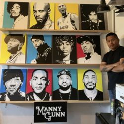 Original art 16”x20” On Stretched Canvas. Can Do Any Celebrity.  $40 Each Or 3/$100