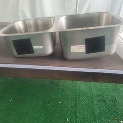 Double bowl under mount  stainless steel Sink