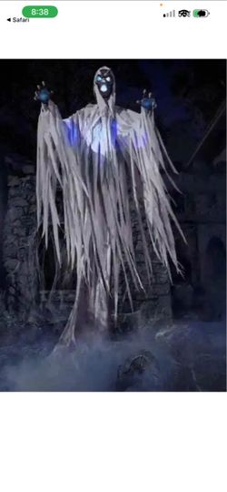 15 ft Animated Halloween Ghost Figure with LED Lights