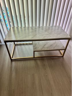 Faux Marble coffee table