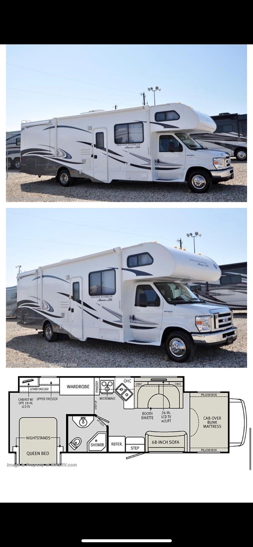 Holiday Rambler RV Motor Home 